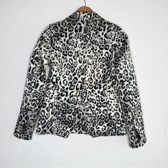 Rachel Parcell leopard print blazer jacket - Picture 3 of 7